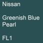 Preview: Nissan, Greenish Blue Pearl, FL1.